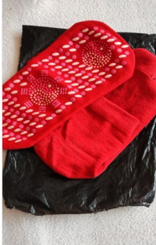 Customer photo review of Self-Heating Acupressure Socks