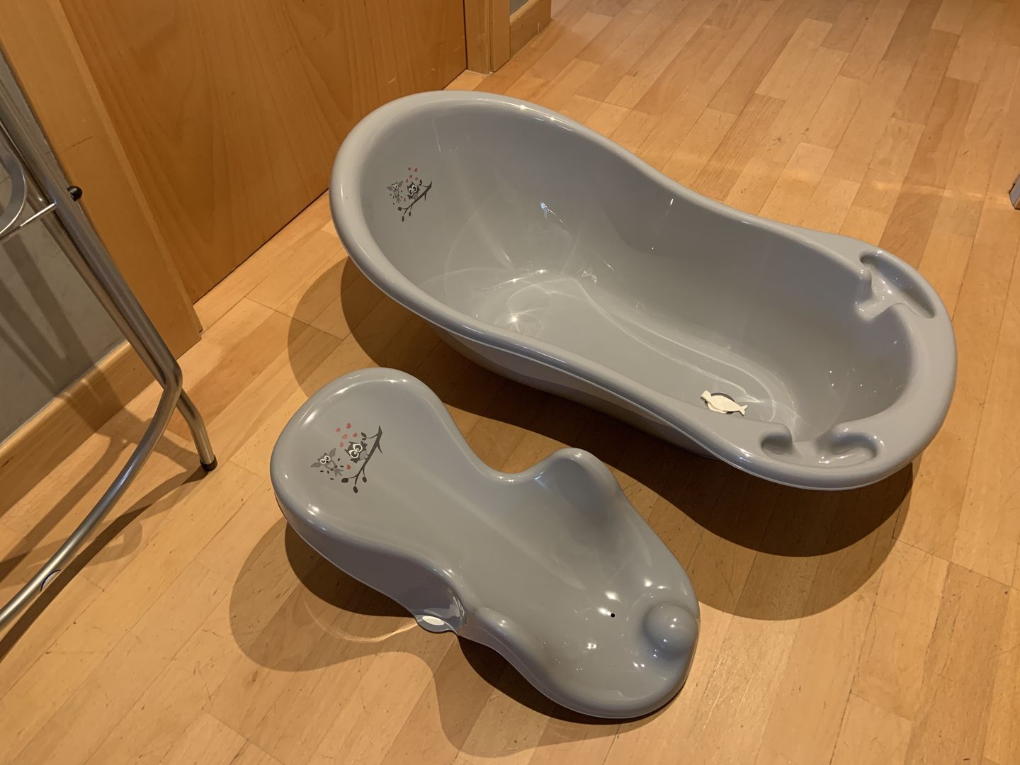 Customer photo review of Babybadewanne mit Gestell -  5 Teiliges Babyset
