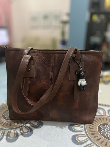 Customer photo review of F125 LEATHER TOTE BAG