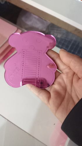 Customer photo review of Medidor XL Espejo Oso Rosa