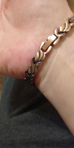 Customer photo review of Tama - Bracelet Cuivre Magnétique