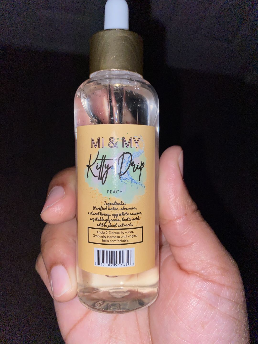 Customer photo review of Kitty Drip Peach
