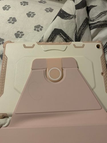 Customer photo review of Shockproof Rotating iPad Case