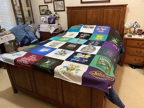 Customer photo review of Classic T-Shirt Blanket