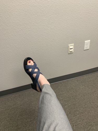 Customer photo review of Classic Comfort Sole- Black Stripe