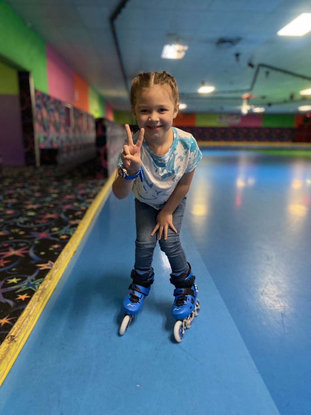 Customer photo review of Scoot Kids Inline Skates