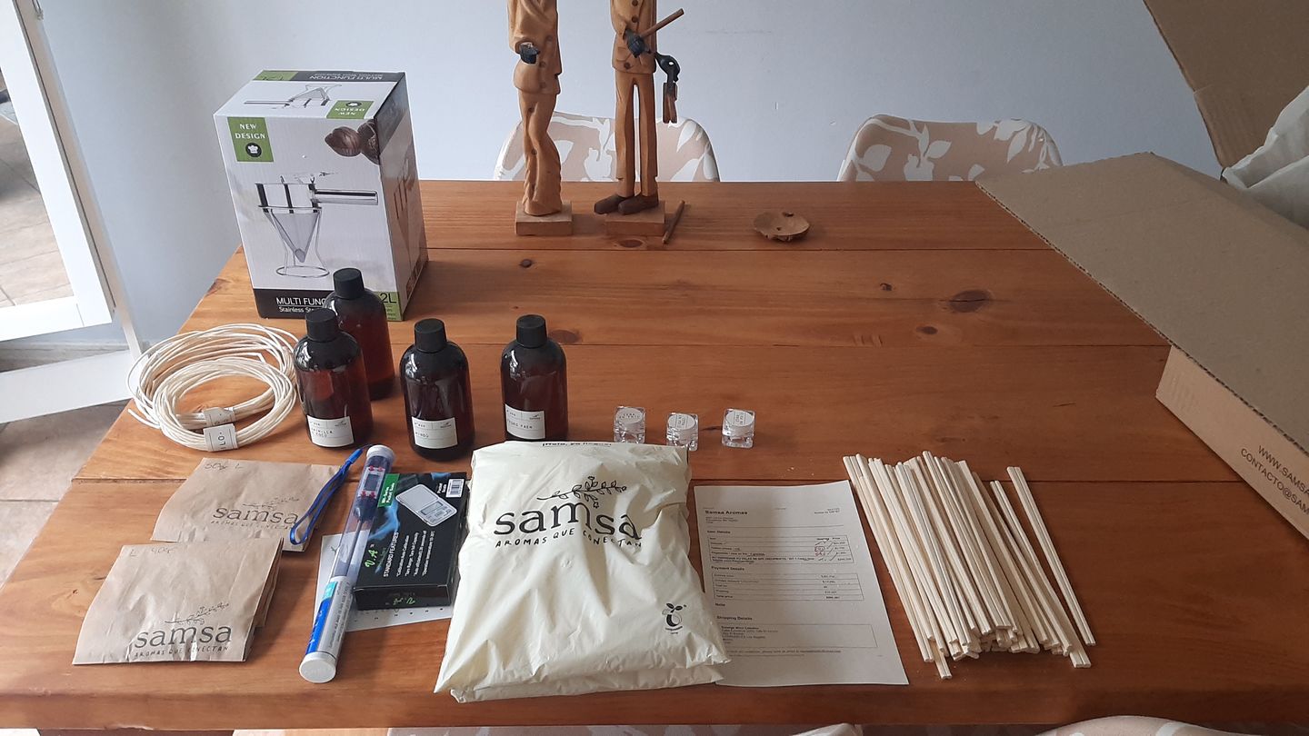 Customer photo review of KIT EMPRENDE EN VELAS DE BPF (RECIPIENTE)