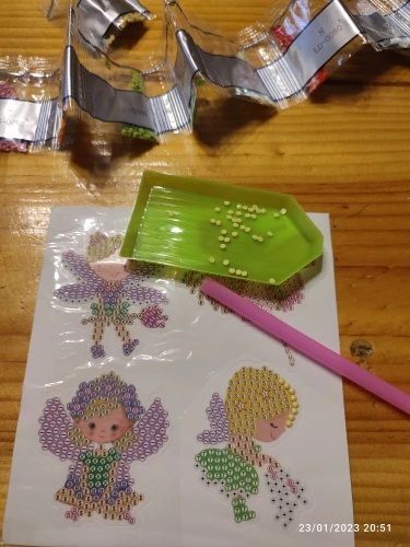 Customer photo review of Diamond Painting Kids
