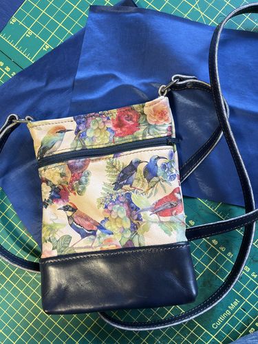 Customer photo review of Wanderlust Phone Bag Pattern