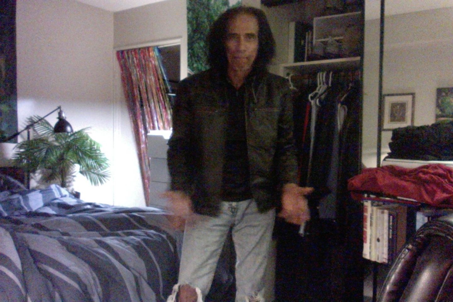 Customer photo review of Vintage Buffalo Leather Jacket