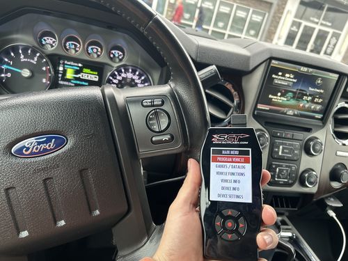 Customer photo review of 2013-2019 Powerstroke CCS Tuned SCT X4 (13-19-PWR-SCT-CCS-Single)