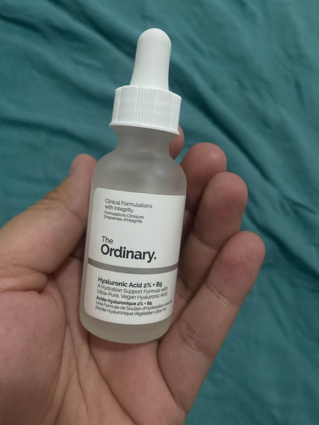 Customer photo review of Hyaluronic Acid 2% + B5 Hydrating Serum