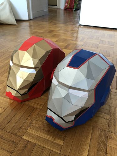 Customer photo review of Patrons Casque d'Iron Man (pdf)