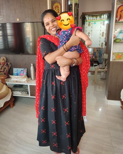 Customer photo review of Black Handloom Maxi