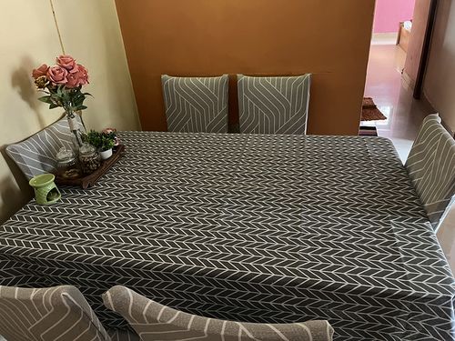 Customer photo review of High Quality Cotton Dining Table Cover