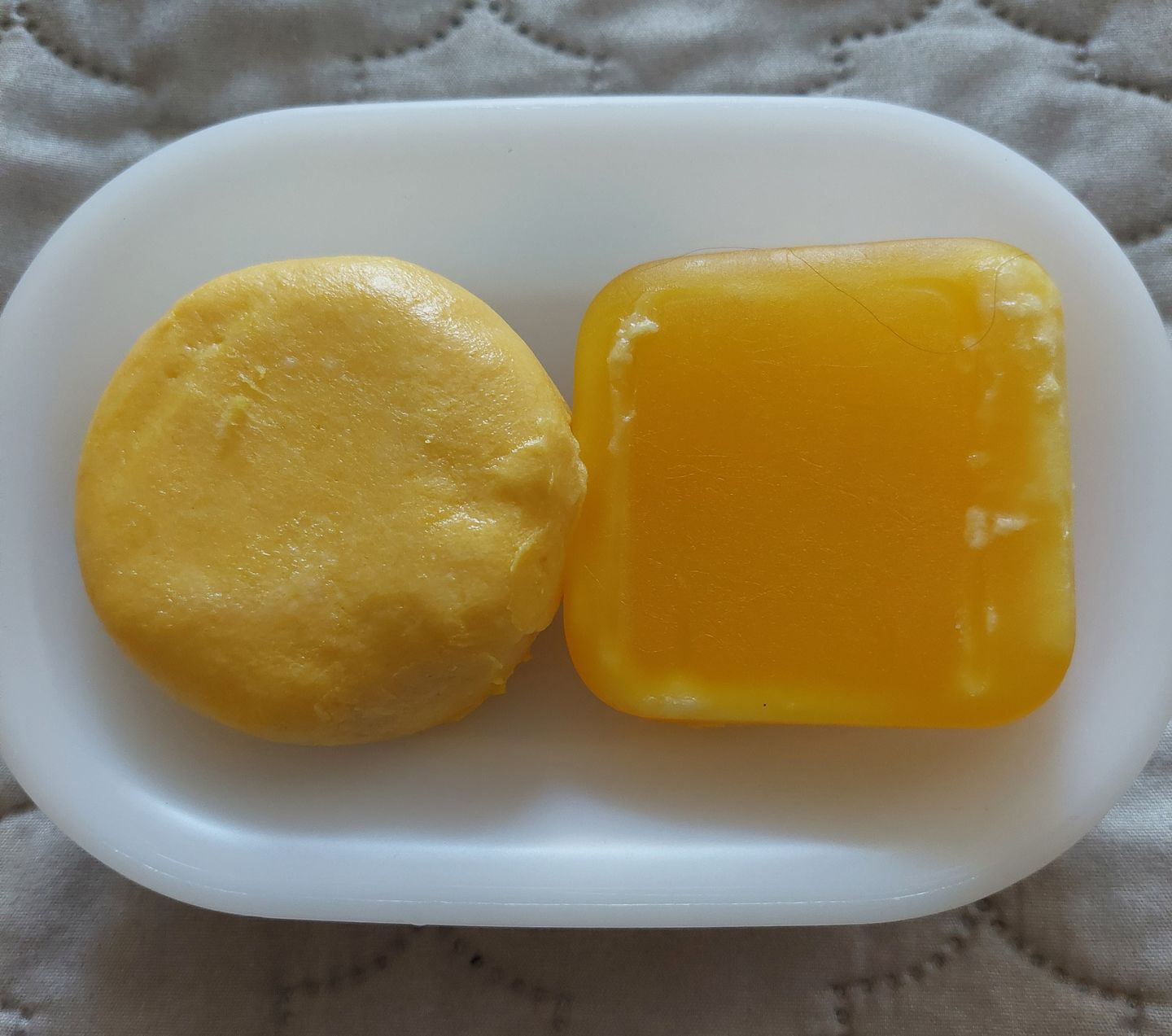 Customer photo review of Anti Hair Fall Shampoo Bar Ray of Sunshine