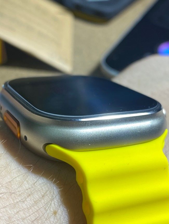 Customer photo review of Ocean Silicone Tubular Strap For Apple Watch Ultra