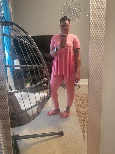 Customer photo review of Simone Legging Set up to 3XL (Desert Rose)