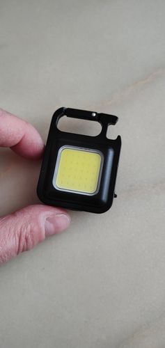Customer photo review of LED COB Lantern Multifunctional Pocket Work Light Rechargeable Flashlight Keychain Lights 4 Modes for Outdoor Camping