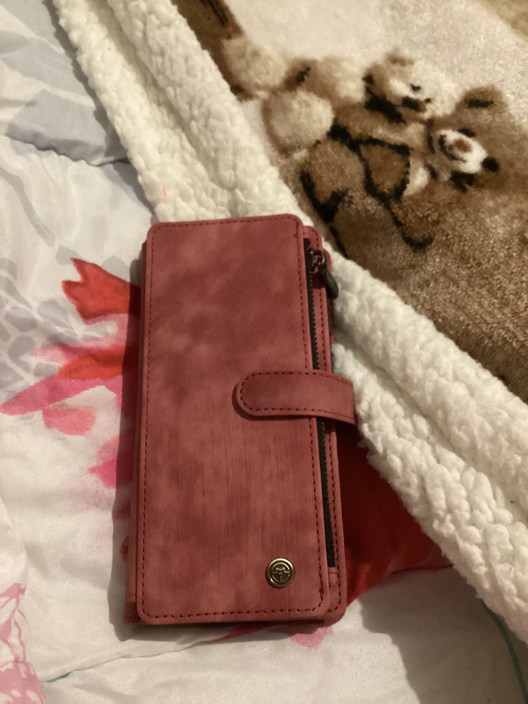 Customer photo review of CaseMe iPhone Detachable Case Leather Zip Wallet Cover Apple