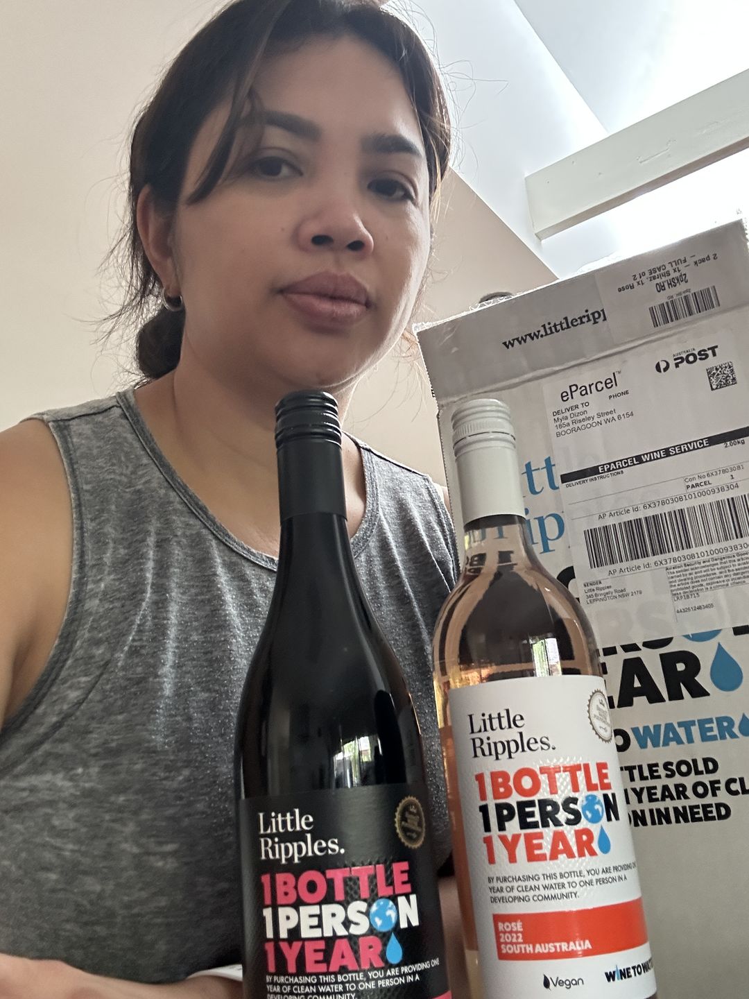 Customer photo review of Shiraz & Rosé - 2 pack