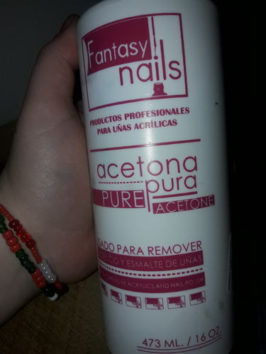 Customer photo review of Acetona 16 oz Fantasy Nails