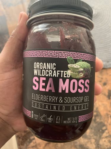 Customer photo review of Elderberry and Soursop Infused Sea Moss Gel