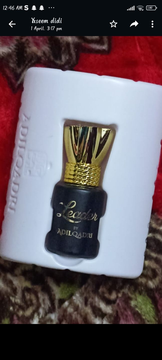 Customer photo review of Leader Luxury Attar Perfume