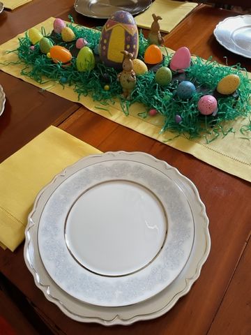 Customer photo review of Classic Hemstitch Napkins, Set of 4