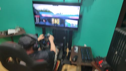 Customer photo review of Simulator Monitor Stand