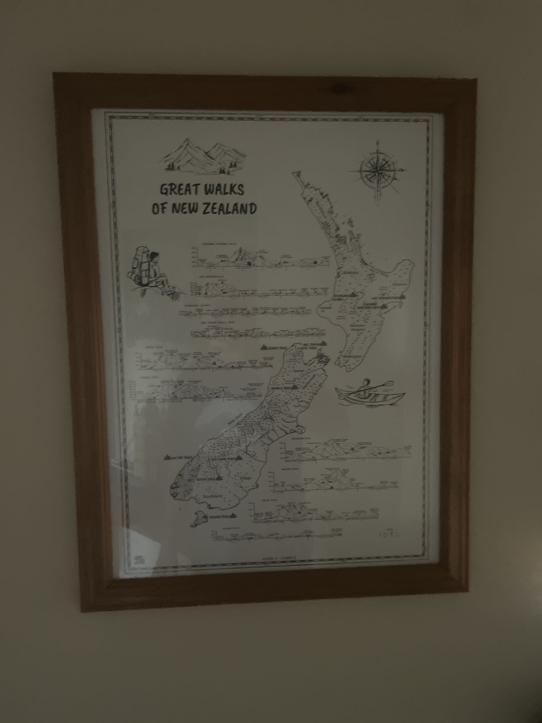 Customer photo review of Great Walks Hike & Scratch Print