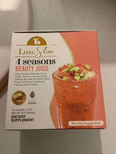 Customer photo review of Luxe Slim Caffe | Juice (Macchiato/Turmerico/Four Seasons/Cucumber & Dalandan