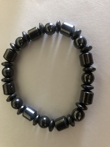 Customer photo review of Weight Loss Black Stone Magnetic Therapy Bracelet