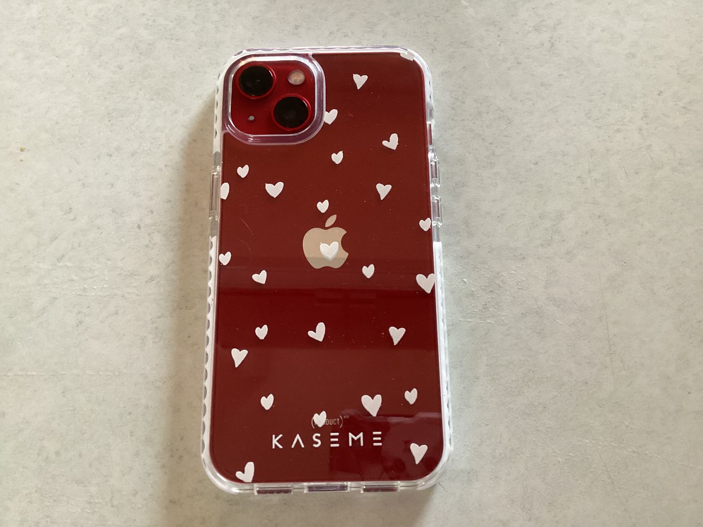 Customer photo review of Lovely Clear Case