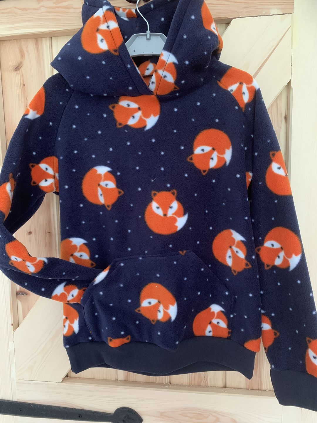 Customer photo review of Sleeping Foxes Anti Pill Polar Fleece Fabric