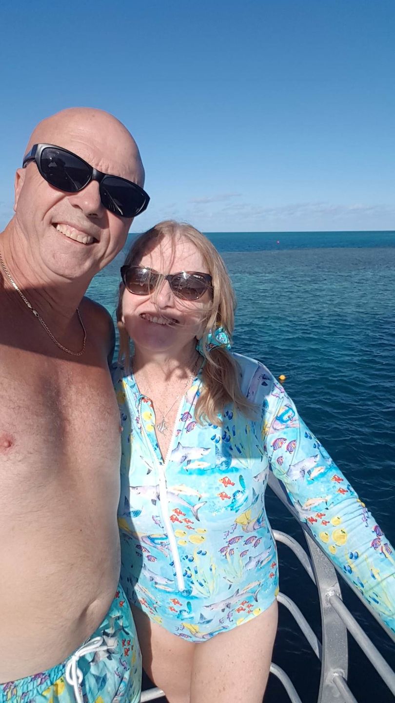 Customer photo review of Great Barrier Reef Men's Boardshorts