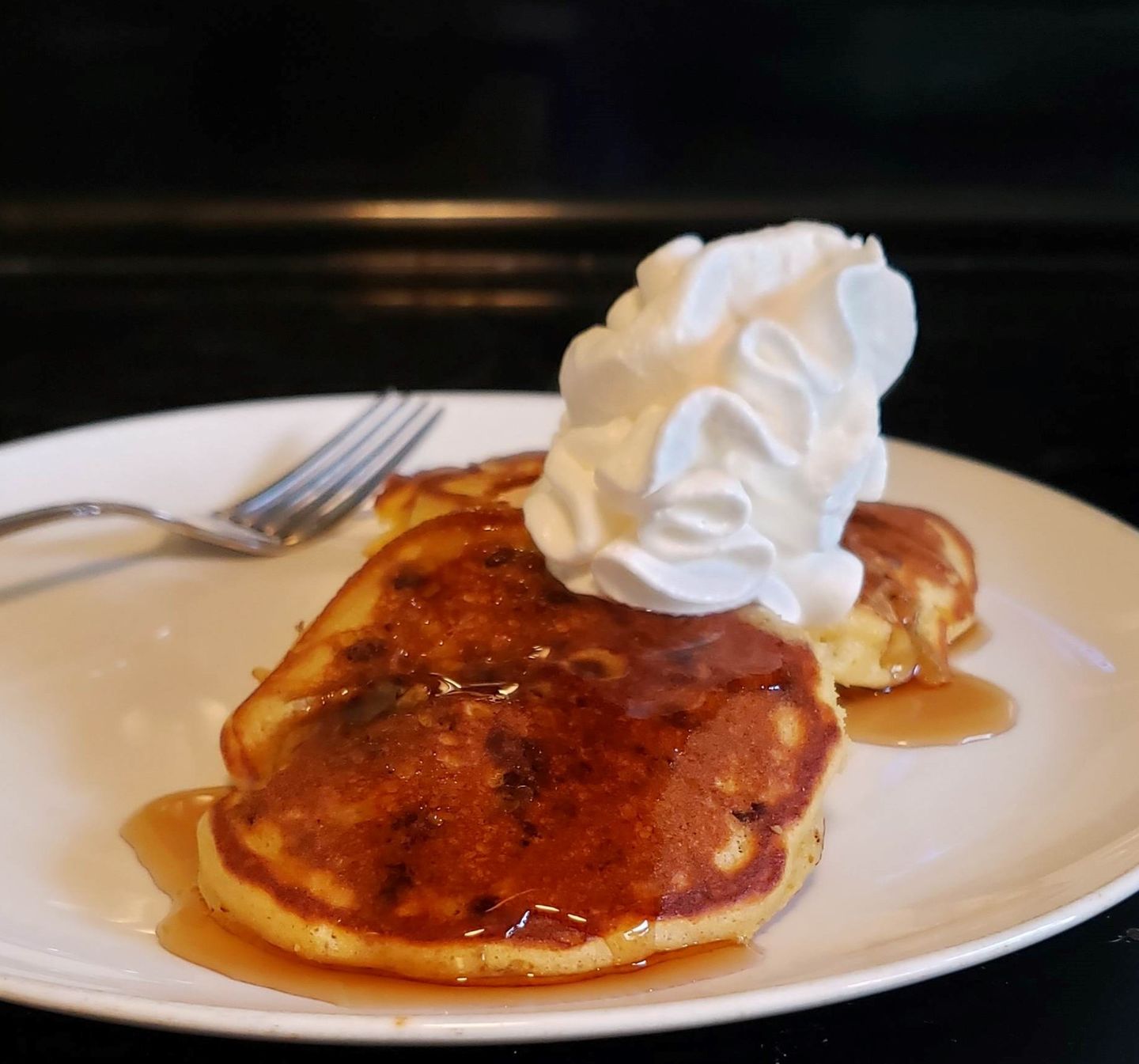Customer photo review of Cousin T's Chocolate Chip Gourmet Pancake Mix (2 Pack)