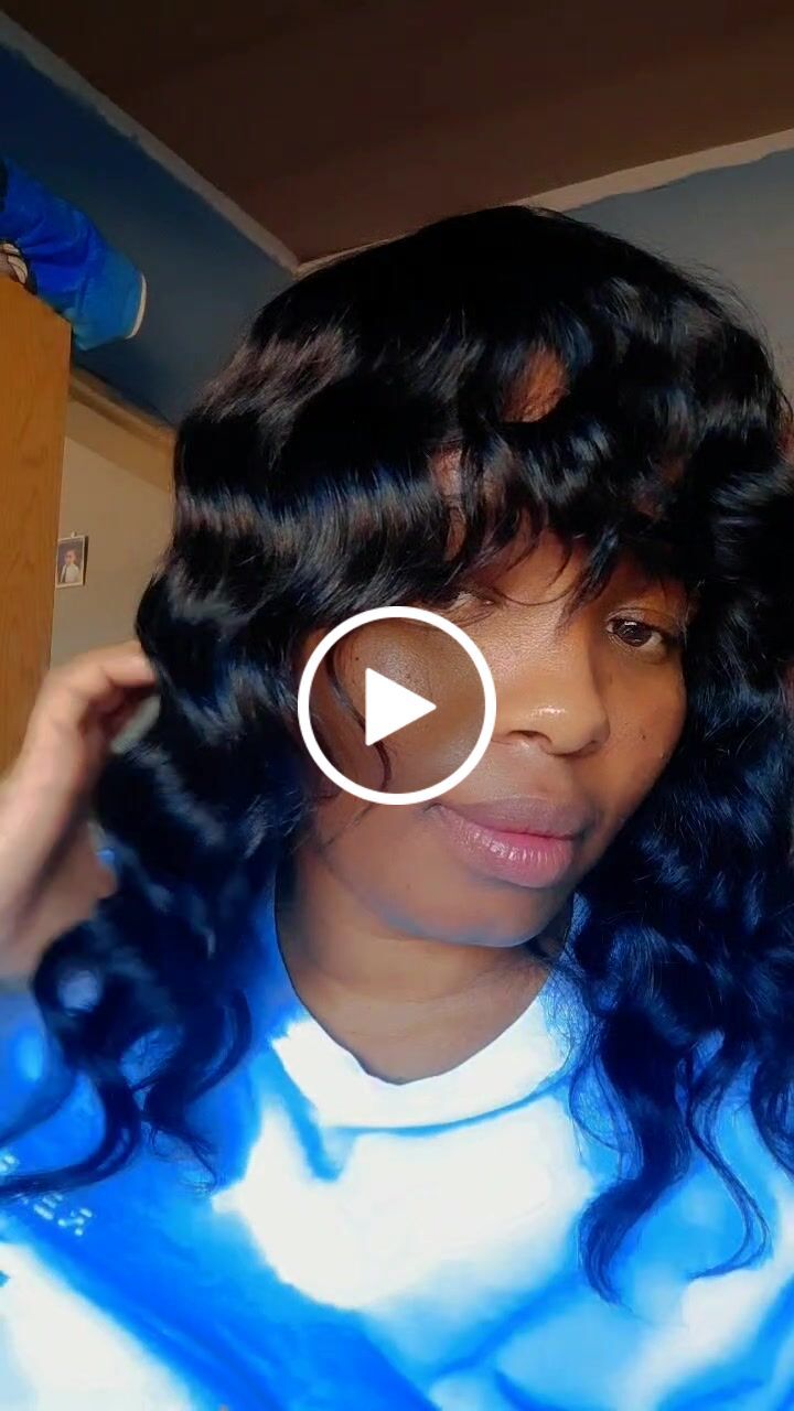Customer video review of Loose wave fringe 14inch