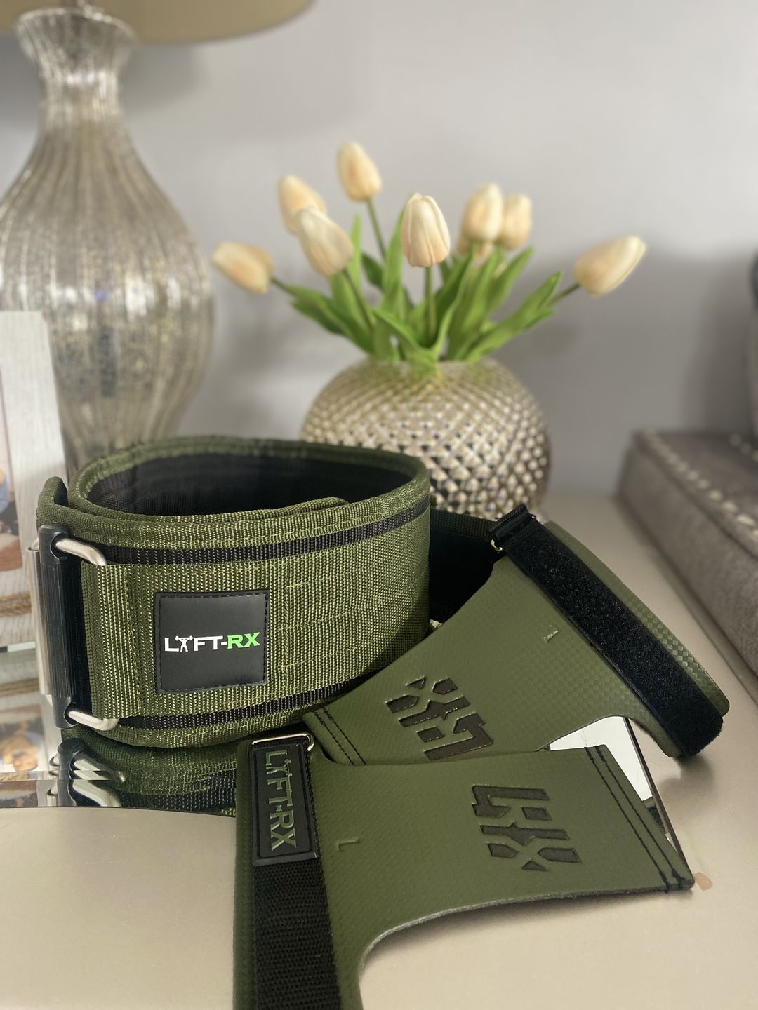 Customer photo review of LYFT-RX Carbon Grips - OD Green