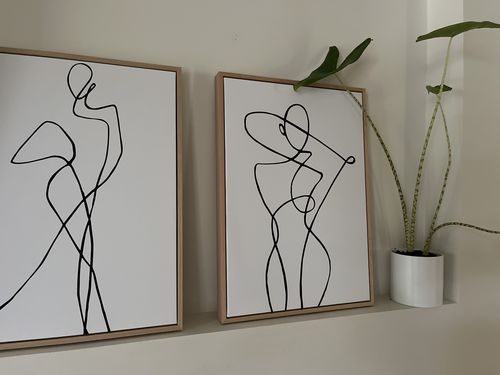 Customer photo review of Abstract Evening Gown Duo