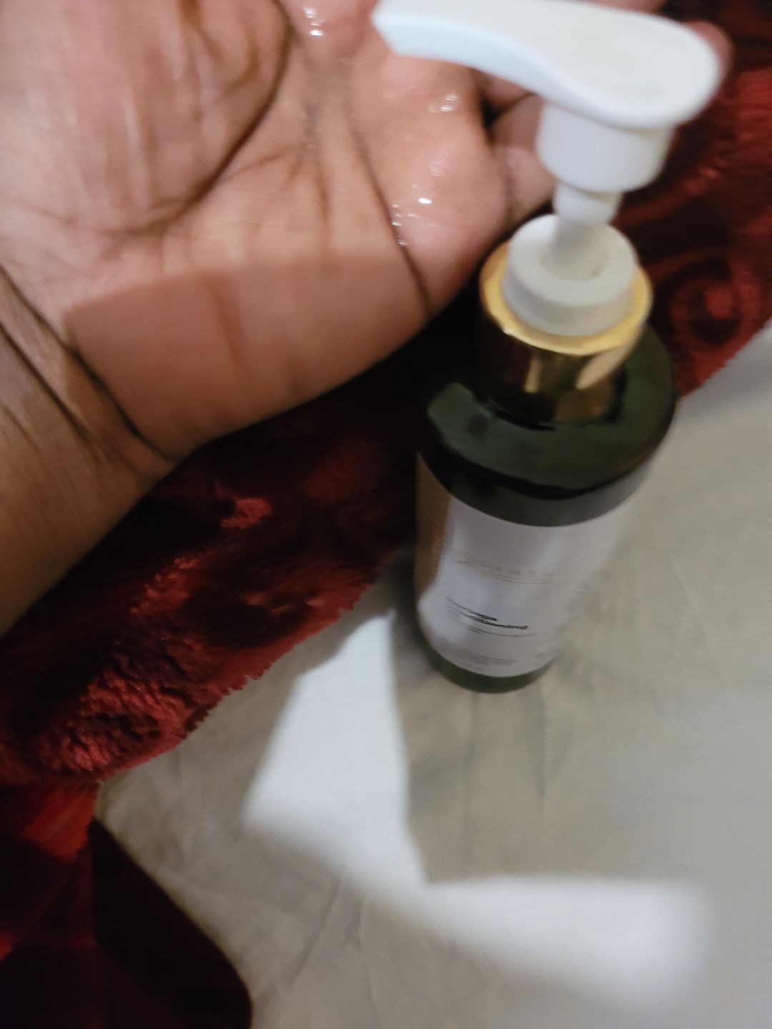 Customer photo review of Moringa Conditioning Oil