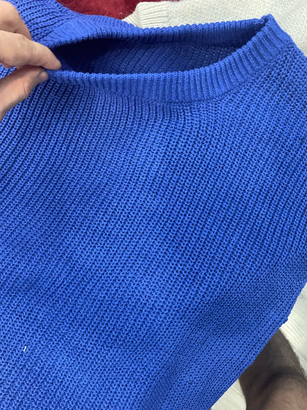 Customer photo review of THE BLANK SWEATER