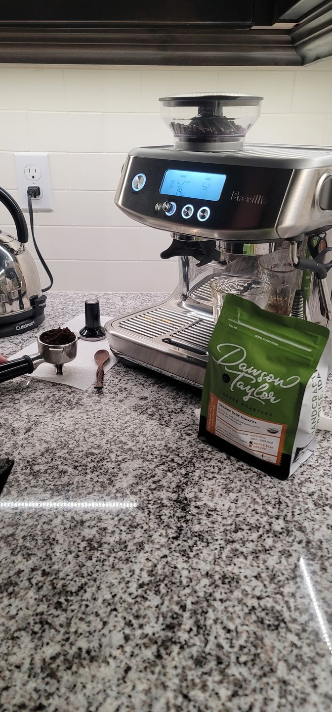 Customer photo review of Organic Dark Sumatra Mandheling