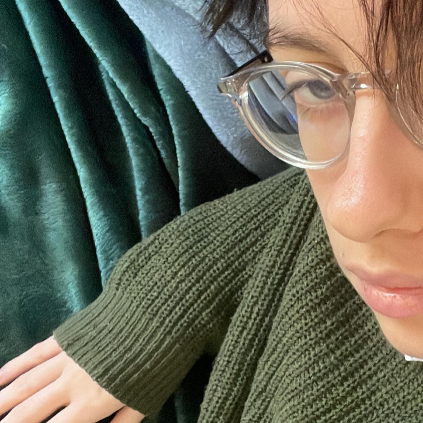 Customer photo review of THE BLANK SWEATER