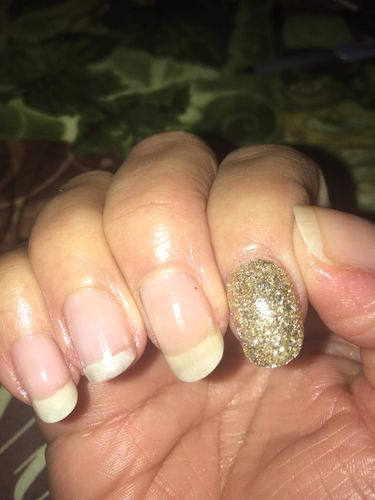 Customer photo review of Rocket Nail Fuel Nail Repair - Clear