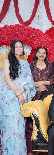 Customer photo review of Rubans Rose Gold-Plated White AD-Studded Jewellery Set