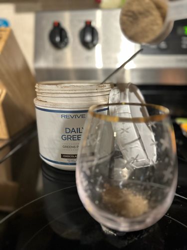Customer photo review of Daily Greens Powder