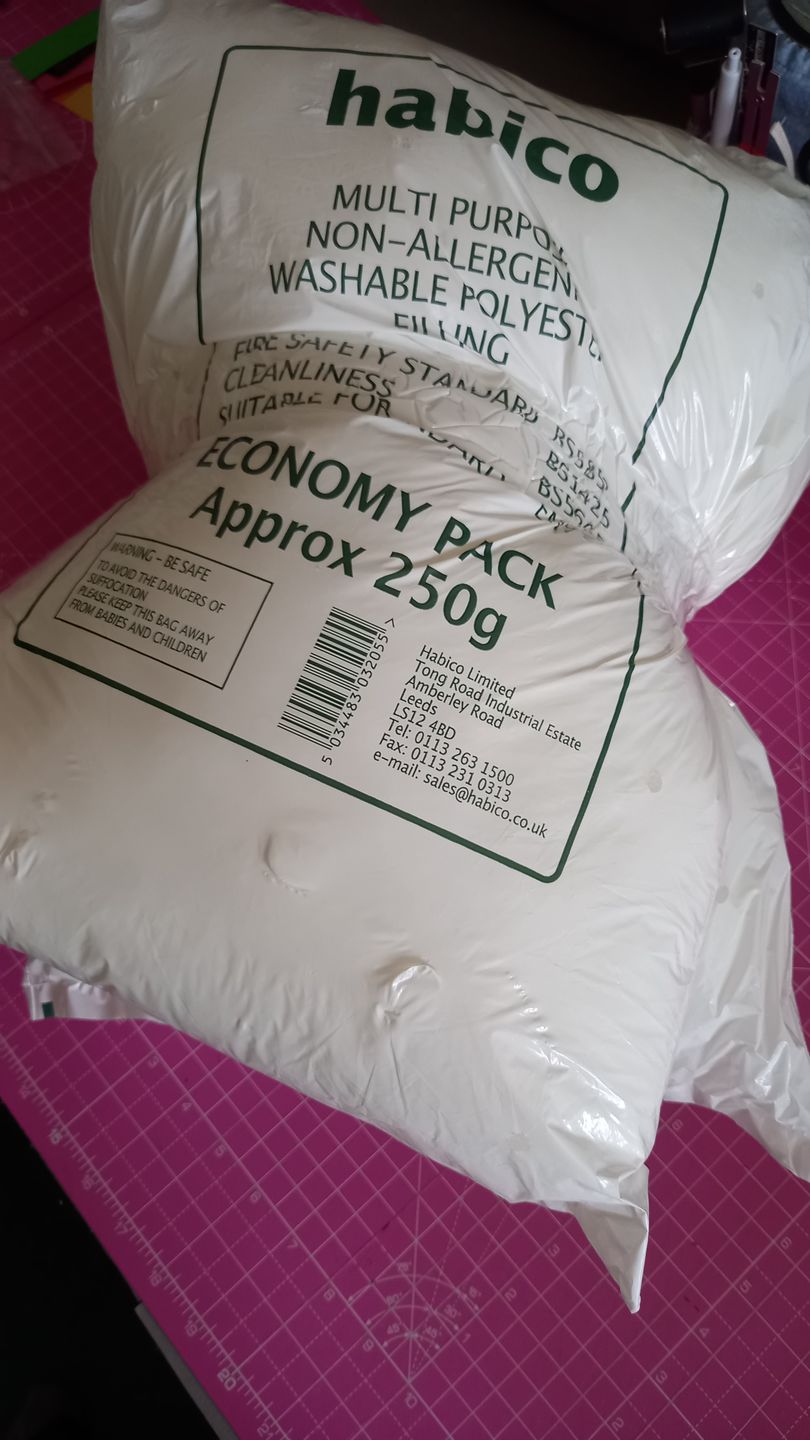 Customer photo review of Soft Toy Filling Stuffing - White - 250g