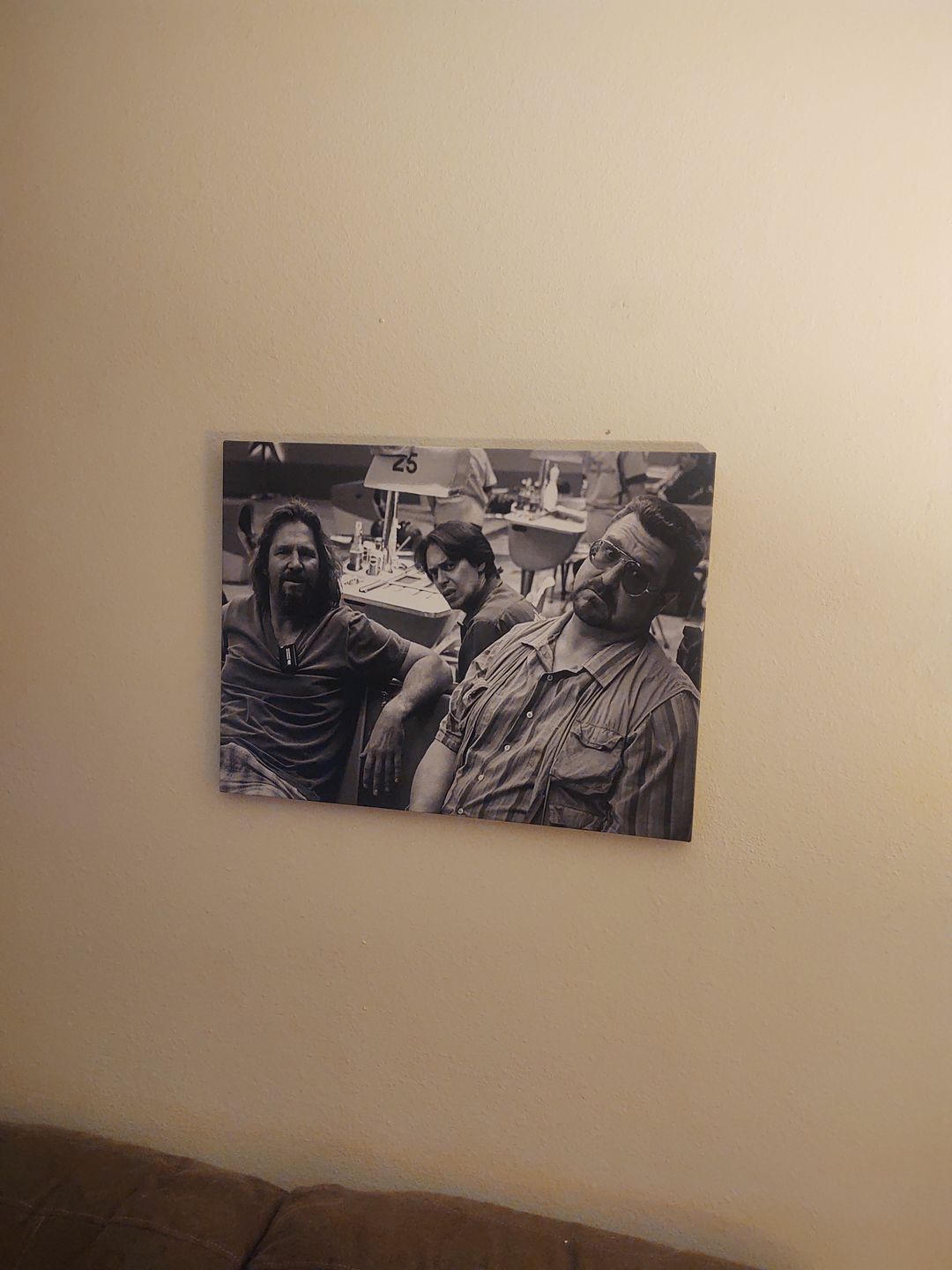 Customer photo review of The Big Lebowski Wall Art