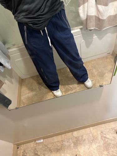 Customer photo review of THE NYLON JOGGER SWEATS